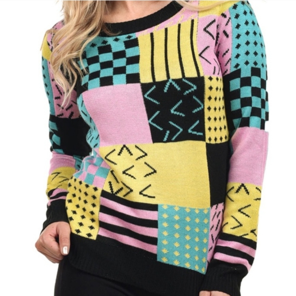 Tipsy Elves Telemarker Ski Sweater Size Small